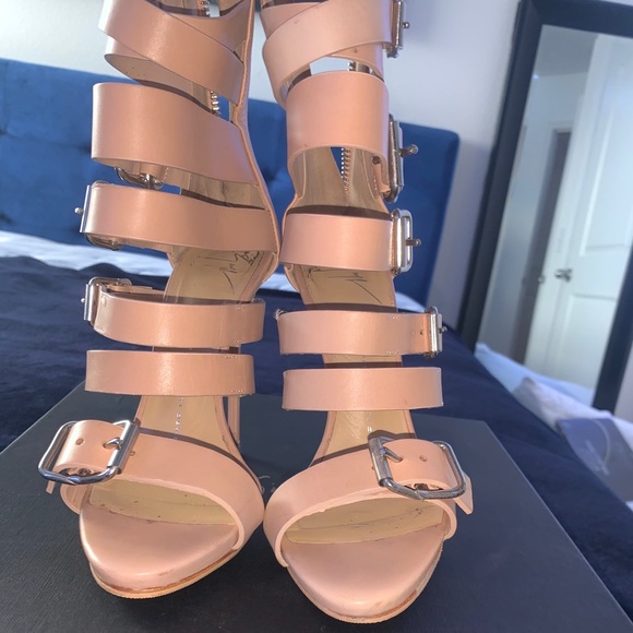 COPY - Giuseppe Zanotti Design Nude Multi Strap H… - Picture 2 of 14